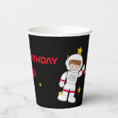 Space Party gepersonaliseerd Papieren Bekers (Achterkant)