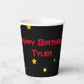 Space Party gepersonaliseerd Papieren Bekers (Links)