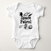 Space Patrol Baby Romper (Voorkant)