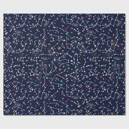 Space Pattern  Cadeaupapier (Vlak)