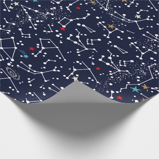 Space Pattern  Cadeaupapier (Hoek)