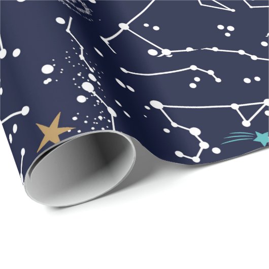 Space Pattern  Cadeaupapier (Rol Hoek)