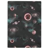 Space Pattern  Klembord (Achterkant)