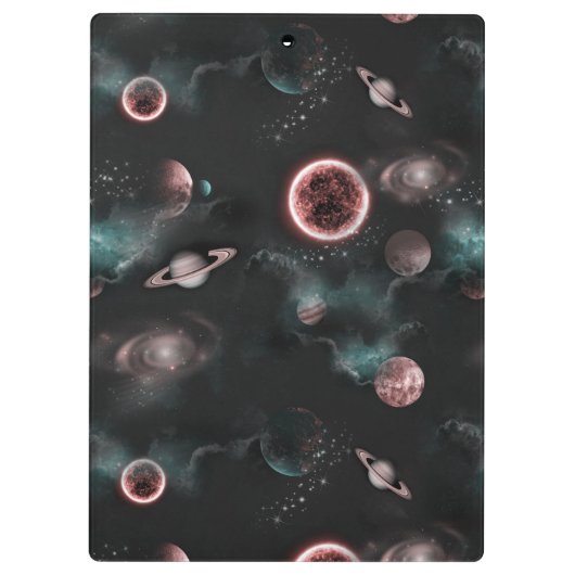 Space Pattern  Klembord (Achterkant)