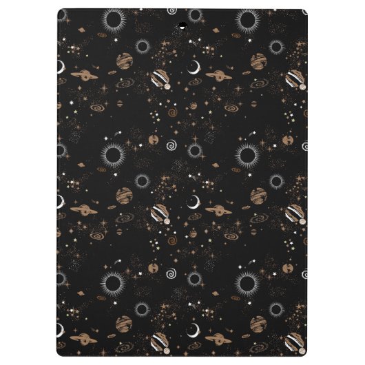 Space Pattern Klembord (Achterkant)