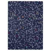 Space Pattern  Klembord (Achterkant)