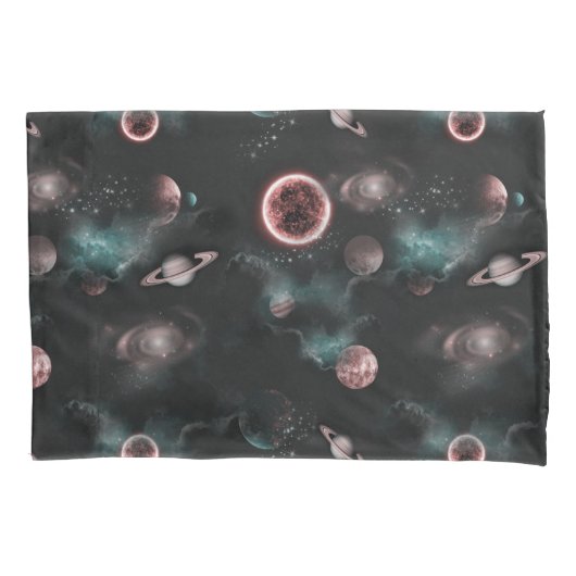 Space Pattern Kussensloop (Voorkant)