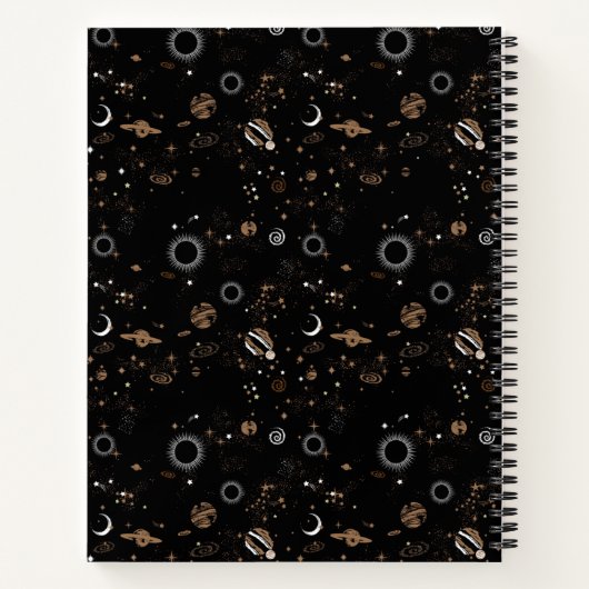 Space Pattern Notitieboek (Achterkant)