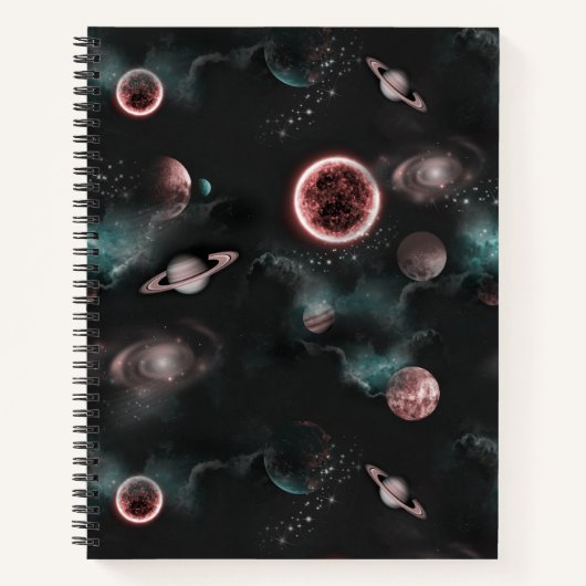 Space Pattern  Notitieboek (Voorkant)