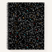 Space Pattern  Notitieboek (Voorkant)