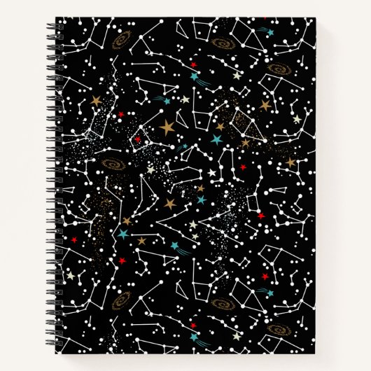 Space Pattern  Notitieboek (Voorkant)