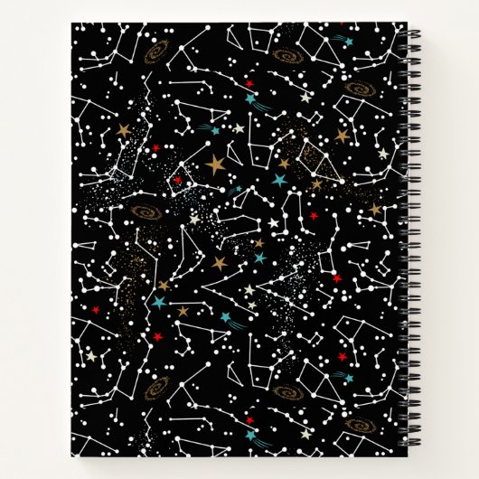 Space Pattern  Notitieboek (Achterkant)