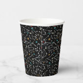 Space Pattern  Papieren Bekers (Rechts)