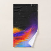 Space Phoenix Nebula Bad Handdoek (Handdoek)