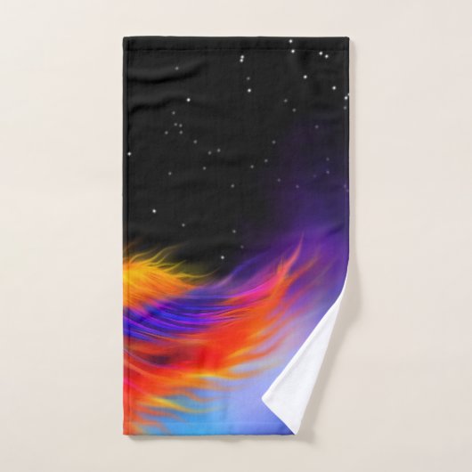 Space Phoenix Nebula Bad Handdoek (Handdoek)