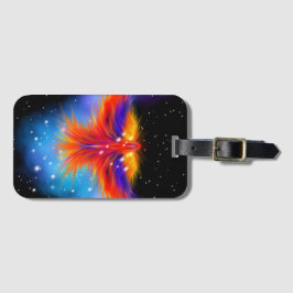 Space Phoenix Nebula Bagagelabel