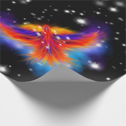 Space Phoenix Nebula Cadeaupapier (Hoek)
