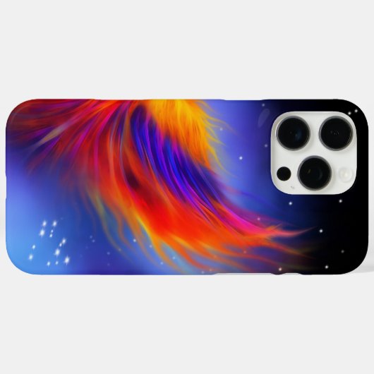 Space Phoenix Nebula Case-Mate iPhone Case (Achterkant (horizontaal))