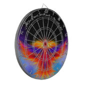 Space Phoenix Nebula Dartbord (Voorkant Links)