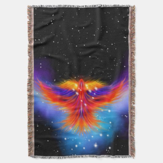 Space Phoenix Nebula Deken (Voorkant Verticaal)