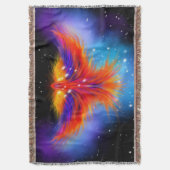 Space Phoenix Nebula Deken (Voorkant Verticaal)