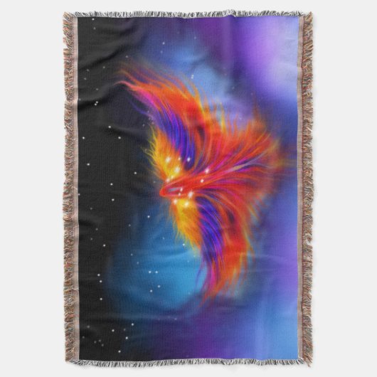 Space Phoenix Nebula Deken (Voorkant Verticaal)