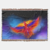 Space Phoenix Nebula Deken (Voorkant)