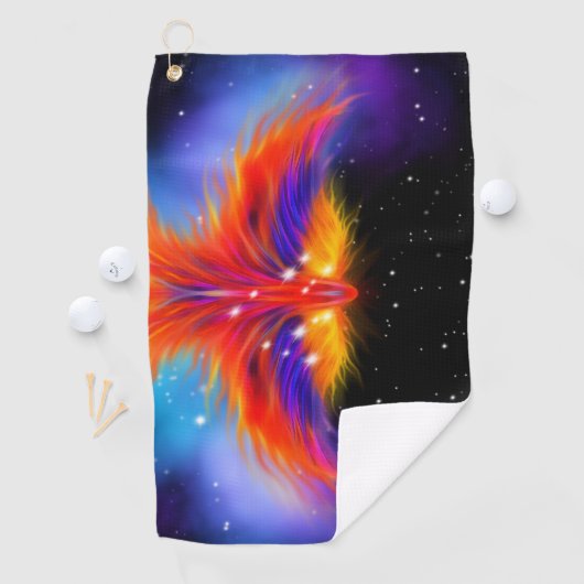 Space Phoenix Nebula Golfhanddoek (Insitu)