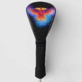 Space Phoenix Nebula Golfheadcover (Voorkant)