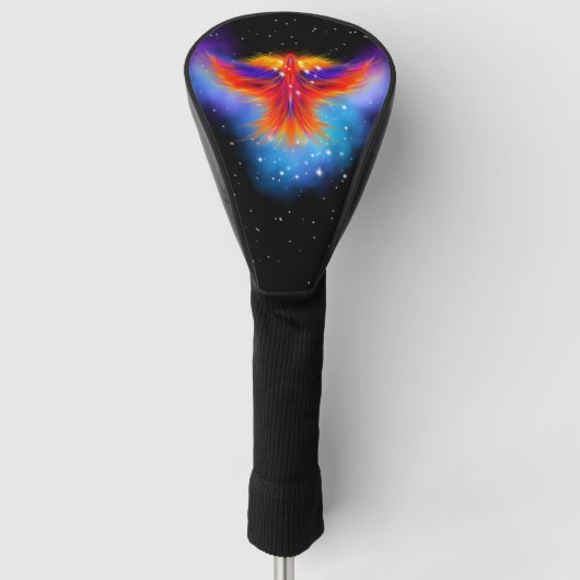 Space Phoenix Nebula Golfheadcover (Voorkant)