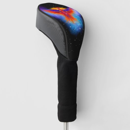 Space Phoenix Nebula Golfheadcover (Schuin)