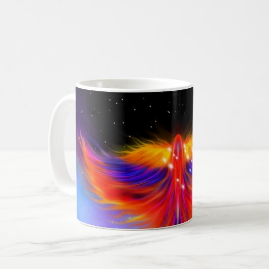 Space Phoenix Nebula Koffiemok (Voorkant links)
