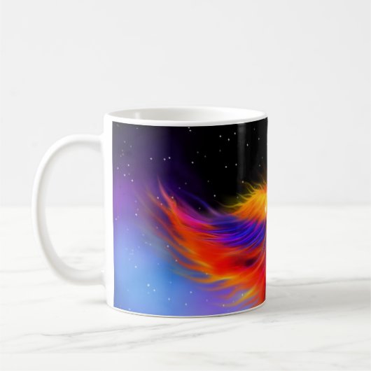 Space Phoenix Nebula Koffiemok (Links)
