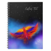 Space Phoenix Nebula Notitieboek (Voorkant)