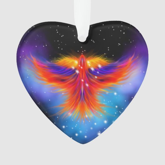 Space Phoenix Nebula Ornament (voorkant)