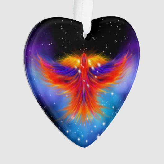 Space Phoenix Nebula Ornament (voorkant)