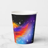 Space Phoenix Nebula Papieren Bekers (Achterkant)
