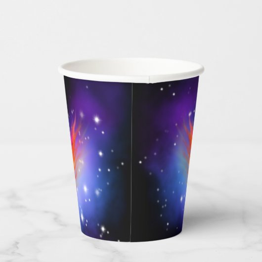 Space Phoenix Nebula Papieren Bekers (Rechts)