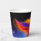 Space Phoenix Nebula Papieren Bekers (Achterkant)