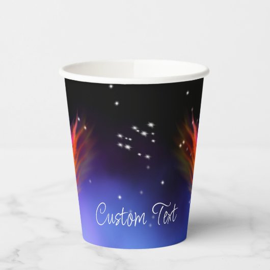 Space Phoenix Nebula Papieren Bekers (Links)