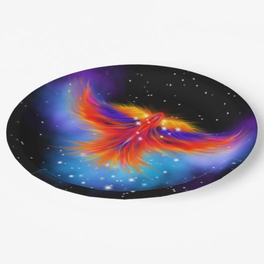 Space Phoenix Nebula Papieren Bordje (Gekanteld)