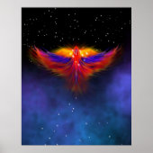 Space Phoenix Nebula Poster (Voorkant)