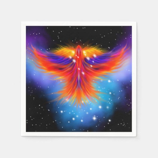Space Phoenix Nebula Servet (Voorkant)