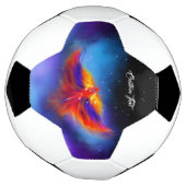 Space Phoenix Nebula Voetbal (Gedraaid)