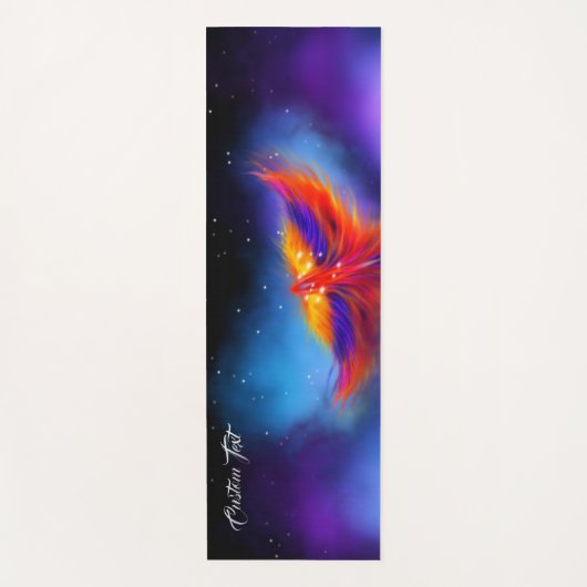 Space Phoenix Nebula Yogamat (Voorkant)