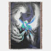Space Phoenix Throw Blanket Deken (Voorkant Verticaal)