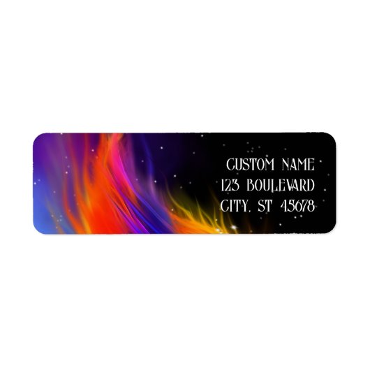 Space Phoenix Wing Etiket (Voorkant)