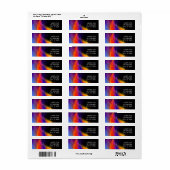 Space Phoenix Wing Etiket (Full Sheet)