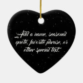 Space Phoenix Wing Keramisch Ornament (Achterkant)