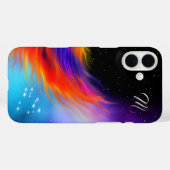 Space Phoenix Wing Monogram Case-Mate iPhone Case (Achterkant (horizontaal))